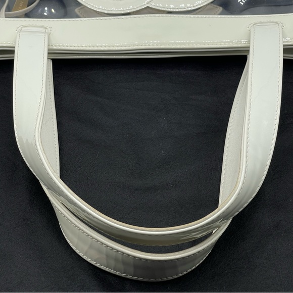Chanel Vinyl Clear Triple CC Logo Coco Transparent Plastic Tote Shoulder Bag - Picture 9 of 16